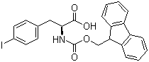 Fmoc-L-4-Iodophenylalanine molecular structure (CAS 82565-68-2)