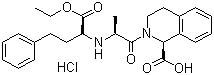 Quinapril hydrochloride  molecular structure (CAS 82586-55-8)
