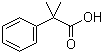 结构式 CAS# 826-55-1, alpha,alpha-二甲基苯乙酸; 2-甲基-2-苯基丙酸