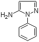 5-Amino-1-phenyl-1H-pyrazole molecular structure (CAS 826-85-7)
