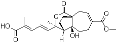 Pseudolaric acid C molecular structure (CAS 82601-41-0)
