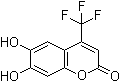 6,7-二羟基-4-(三氟甲基)-2H-1-苯并吡喃-2-酮分子结构 (CAS 82747-36-2)