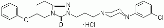 Nefazodone hydrochloride molecular structure (CAS 82752-99-6)