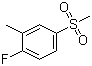 structure of CAS# 828270-58-2, 2-Fluoro-5-(methylsulfonyl)toluene;1-Fluoro-4-methylsulfonyl-2-methylbenzene