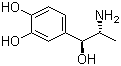 structure of CAS# 829-74-3, (-)-3,4-Dihydroxynorephedrine;4-(2-Amino-1-hydroxypropyl)benzene-1,2-diol; Levonordefrin Base