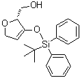 (2R)-3-[[(1,1-Dimethylethyl)diphenylsilyl]oxy]-2,5-dihydro-2-furanmethanol molecular structure (CAS 830343-31-2)