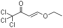 structure of CAS# 83124-74-7, 1,1,1-Trichloro-4-ethoxy-3-buten-2-one;1-Ethoxy-4,4,4-trichloro-3-oxo-1-butene