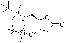 structure of CAS# 83159-91-5, 3,5-Di-O-(tert-butyldimethylsilyl)-2-deoxy-D-ribonolactone;3,5-Di-O-(tert-Butyldimethylsilyl)-2-deoxy-D-ribono-1,4-lactone