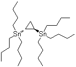 rel-(1R,2R)-1,2-Cyclopropanediylbis[tributylstannane] molecular structure (CAS 832132-82-8)