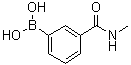 结构式 CAS# 832695-88-2, 3-(甲基氨基甲酰基)苯硼酸