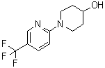 结构式 CAS# 832715-03-4, 1-[5-(三氟甲基)吡啶-2-基]哌啶-4-醇