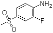 2-Fluoro-4-(methylsulfonyl)aniline molecular structure (CAS 832755-13-2)