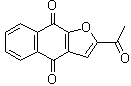 structure of CAS# 83280-65-3, 2-Acetylfuro-1,4-naphthoquinone;2-Acetylnaphtho[2,3-b]furan-4,9-dione; BBI608