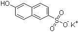 2-Naphthol-6-sulfonic acid potassium salt molecular structure (CAS 833-66-9)