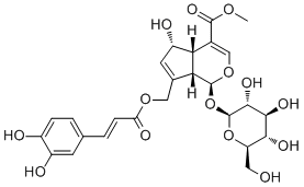 10-O-Caffeoyl deacetyldaphylloside molecular structure (CAS 83348-22-5)