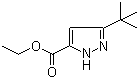 structure of CAS# 83405-70-3, Ethyl 5-(tert-butyl)-2H-pyrazole-3-carboxylate;5-(tert-Butyl)-2H-pyrazole-3-carboxylic acid ethyl ester