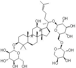 Ginsenoside Rd2 molecular structure (CAS 83480-64-2)