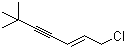 1-氯-6,6-二甲基-2-庚烯-4-炔分子结构 (CAS 83554-69-2)