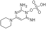 Minoxidil sulphate molecular structure (CAS 83701-22-8)