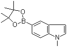 structure of CAS# 837392-62-8, 1-Methylindole-5-boronic acid pinacol ester