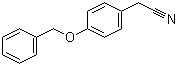structure of CAS# 838-96-0, 4-Benzyloxyphenylacetonitrile;4-Benzyloxybenzyl cyanide