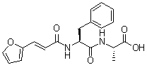 Furylacryloyl-L-phenylalanyl-L-alanine molecular structure (CAS 83803-17-2)