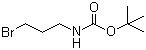 structure of CAS# 83948-53-2, tert-Butyl 3-bromopropylcarbamate;3-(Boc-amino)propyl bromide; 3-(tert-Butoxycarbonylamino)propyl bromide; N-(3-Bromopropyl)carbamic acid tert-butyl ester