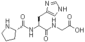 structure of CAS# 83960-30-9, L-Prolyl-L-histidylglycine