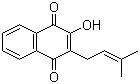 结构式 CAS# 84-79-7, 黄钟花醌