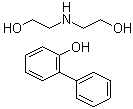[1,1'-Biphenyl]-2-ol, compd. with 2,2'-iminobis[ethanol] (1:1) (9CI) Other Names: Ethanol, 2,2'-iminobis-, compd. with [1,1'-biphenyl]-2-ol (1:1) (9CI) molecular structure (CAS 84145-03-9)