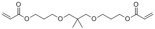 structure of CAS# 84170-74-1, 3-[2,2-Dimethyl-3-(3-prop-2-enoyloxypropoxy)propoxy]propyl prop-2-enoate