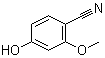 4-Hydroxy-2-methoxybenzonitrile molecular structure (CAS 84224-29-3)
