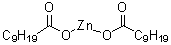 (异癸酸)(新癸酸)锌分子结构 (CAS 84282-26-8)