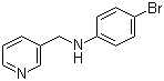 structure of CAS# 84324-68-5, N-(4-Bromophenyl)-3-pyridinemethanamine