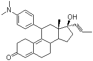 Mifepristone molecular structure (CAS 84371-65-3)
