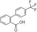 结构式 CAS# 84392-17-6, 4'-三氟甲基联苯-2-羧酸