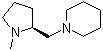 (S)-1-Methyl-2-(piperidinomethyl)pyrrolidine molecular structure (CAS 84466-85-3)