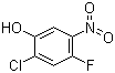 2-Chloro-4-fluoro-5-nitrophenol molecular structure (CAS 84478-75-1)