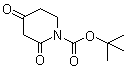 结构式 CAS# 845267-78-9, 2,4-哌啶二酮-1-甲酸叔丁酯