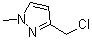 3-Chloromethyl-1-methyl-1H-pyrazole molecular structure (CAS 84547-64-8)