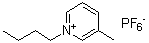 structure of CAS# 845835-03-2, 1-Butyl-3-methylpyridinium hexafluorophosphate