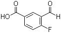 structure of CAS# 845885-90-7, 4-Fluoro-3-formylbenzoic acid