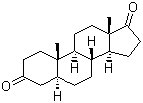 5a-雄甾烷二酮分子结构 (CAS 846-46-8)