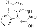 Lorazepam molecular structure (CAS 846-49-1)