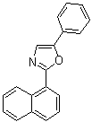 2-(1-Naphthyl)-5-phenyloxazole molecular structure (CAS 846-63-9)