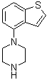 structure of CAS# 846038-18-4, 4-(1-Piperazinyl)benzo[b]thiophene;1-Benzo[b]thien-4-ylpiperazine; 1-Benzo[b]thiophen-4-ylpiperazine