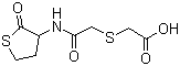 结构式 CAS# 84611-23-4, 厄多司坦; N-[2-(羧甲基巯基)-乙酰基]-高半胱氨酸硫内酯