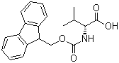 结构式 CAS# 84624-17-9, Fmoc-D-缬氨酸; 芴甲氧羰基-D-缬氨酸