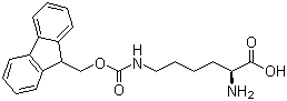 N'-Fmoc-L-lysine molecular structure (CAS 84624-28-2)