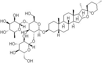 structure of CAS# 84633-34-1, Asparanin B;Curillin H; Shatavarin IV